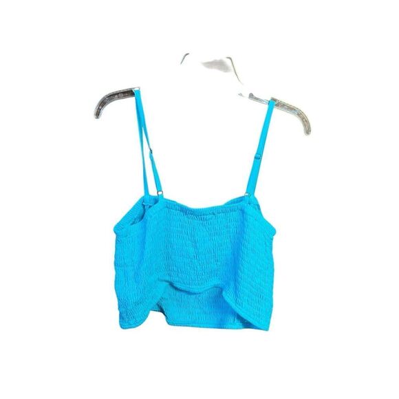 Torrid  Gauze Crop  halter top Sz 0 (L-XL) NWT - Picture 2 of 7